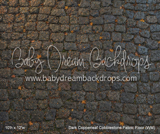 Dark Copperleaf Cobblestone Fabric Floor (WM)