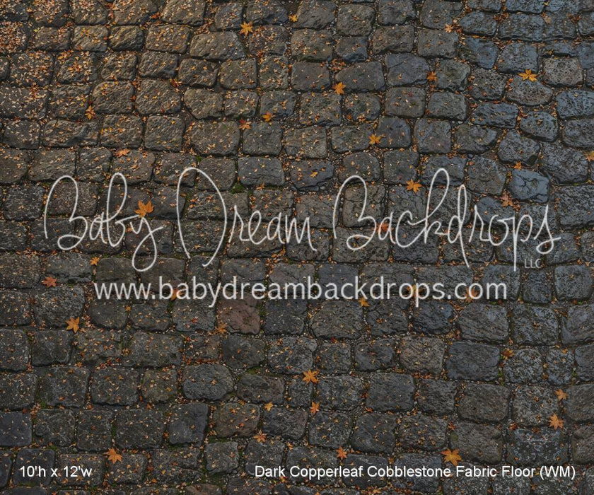 Dark Copperleaf Cobblestone Fabric Floor (WM)