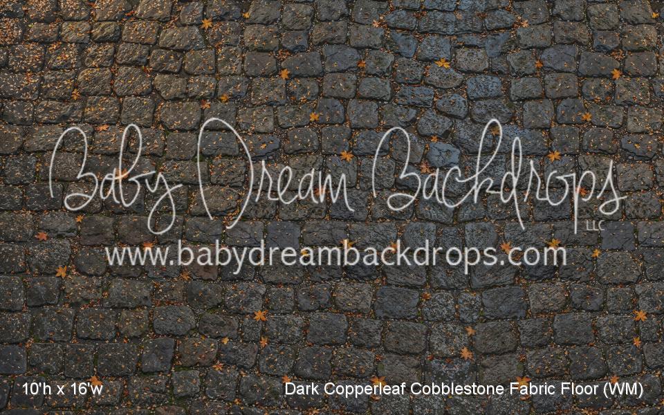 Dark Copperleaf Cobblestone Fabric Floor (WM)