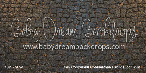 Dark Copperleaf Cobblestone Fabric Floor (WM)