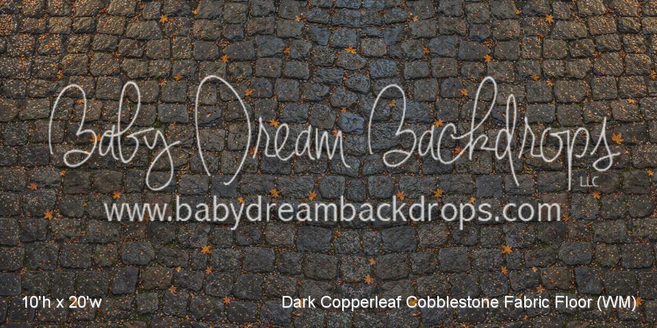 Dark Copperleaf Cobblestone Fabric Floor (WM)