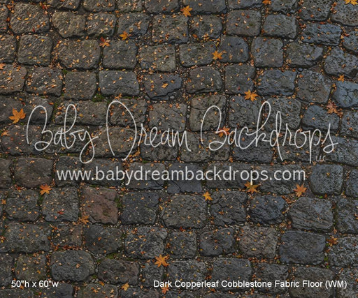 Dark Copperleaf Cobblestone Fabric Floor (WM)