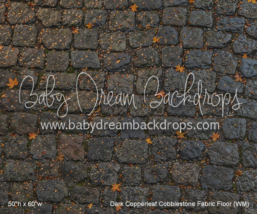 Dark Copperleaf Cobblestone Fabric Floor (WM)