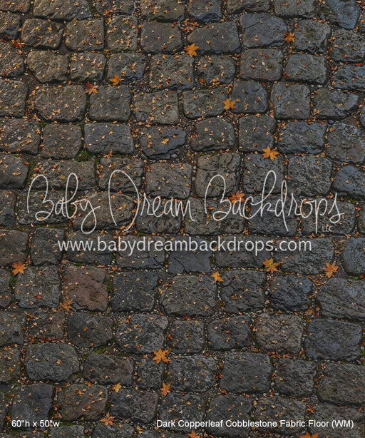 Dark Copperleaf Cobblestone Fabric Floor (WM)