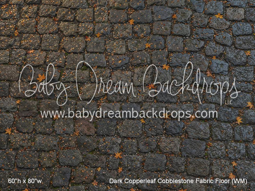 Dark Copperleaf Cobblestone Fabric Floor (WM)