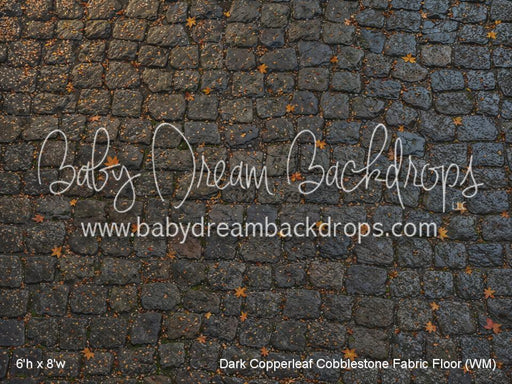 Dark Copperleaf Cobblestone Fabric Floor (WM)