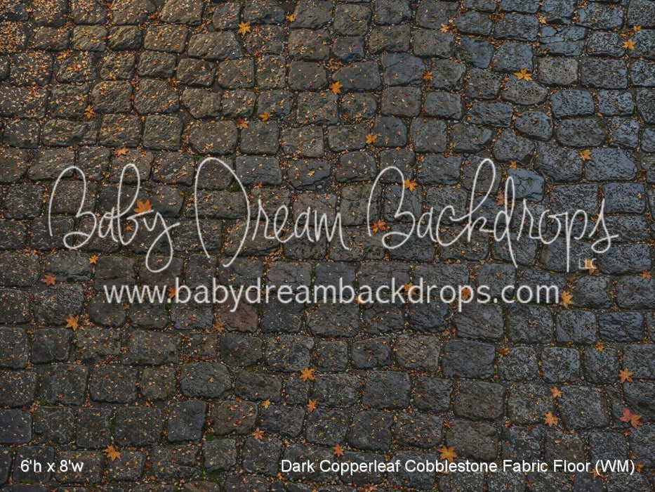 Dark Copperleaf Cobblestone Fabric Floor (WM)