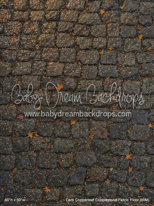Dark Copperleaf Cobblestone Fabric Floor (WM)
