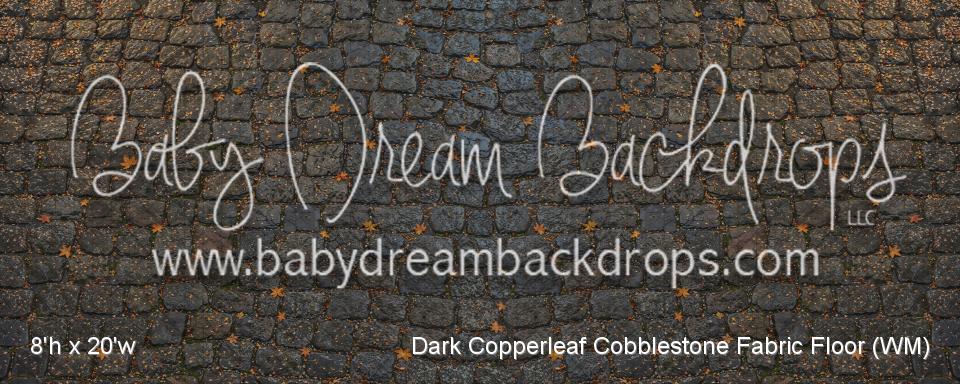 Dark Copperleaf Cobblestone Fabric Floor (WM)