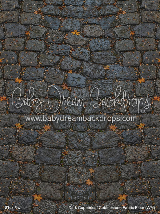 Dark Copperleaf Cobblestone Fabric Floor (WM)