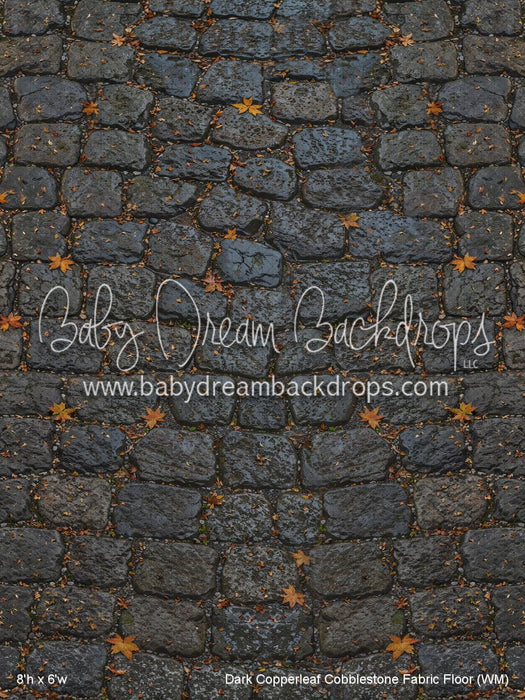 Dark Copperleaf Cobblestone Fabric Floor (WM)