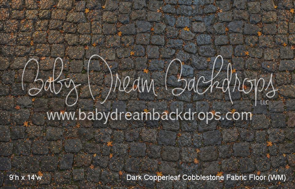 Dark Copperleaf Cobblestone Fabric Floor (WM)