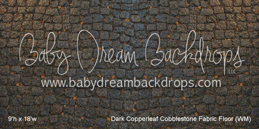 Dark Copperleaf Cobblestone Fabric Floor (WM)