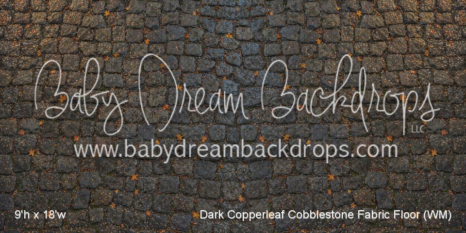 Dark Copperleaf Cobblestone Fabric Floor (WM)
