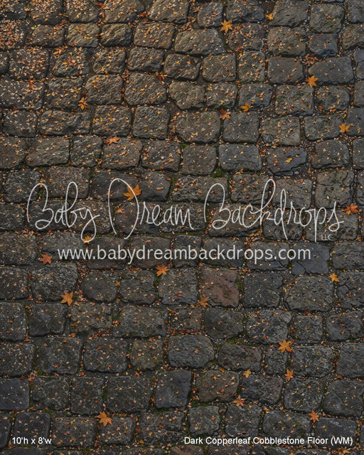 Dark Copperleaf Cobblestone Fabric Floor (WM)