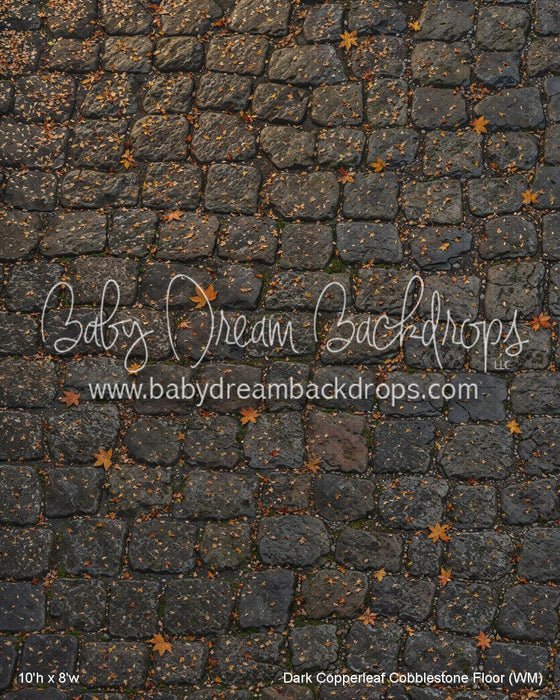 Dark Copperleaf Cobblestone Fabric Floor (WM)