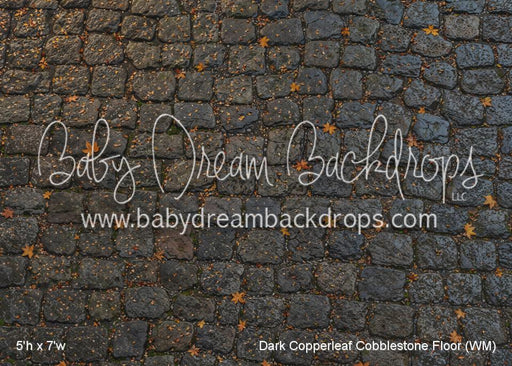 Dark Copperleaf Cobblestone Fabric Floor (WM)