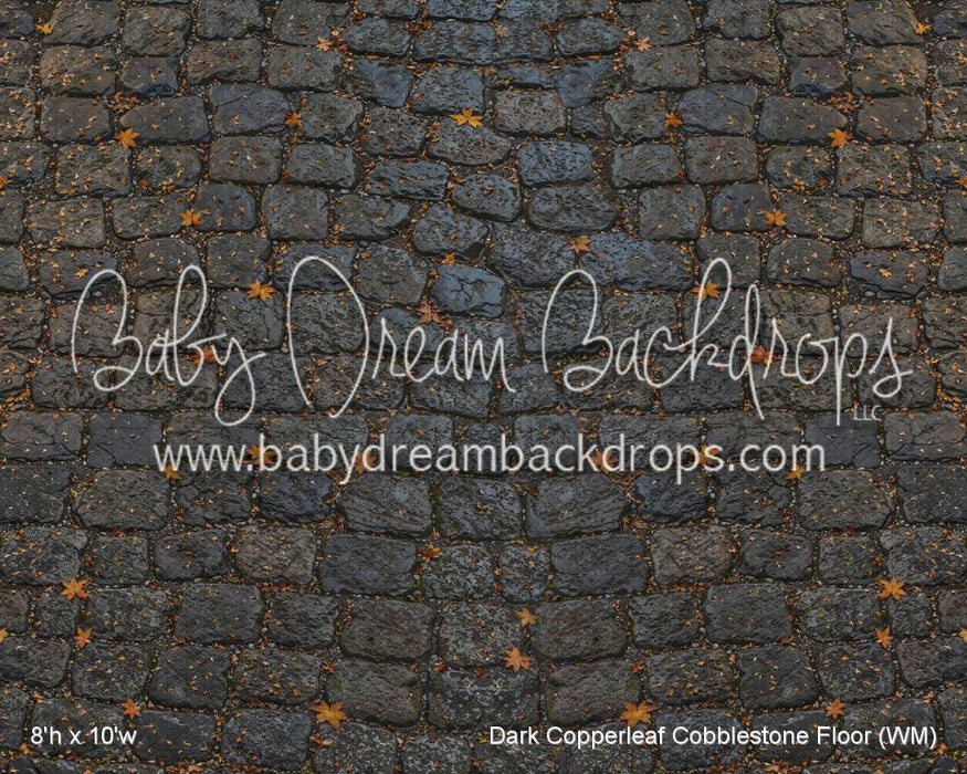 Dark Copperleaf Cobblestone Fabric Floor (WM)