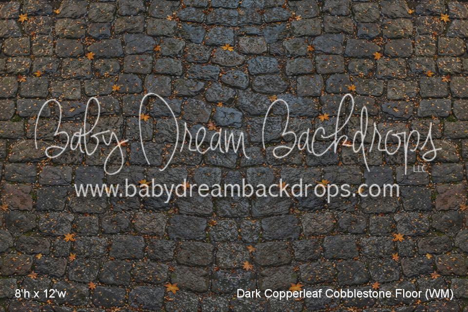 Dark Copperleaf Cobblestone Fabric Floor (WM)