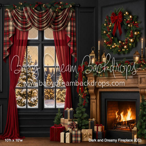 Dark and Dreamy Fireplace (CC)