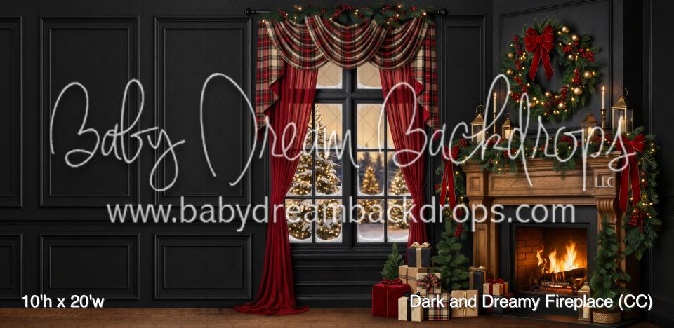 Dark and Dreamy Fireplace (CC)