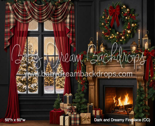 Dark and Dreamy Fireplace (CC)