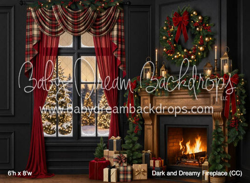 Dark and Dreamy Fireplace (CC)