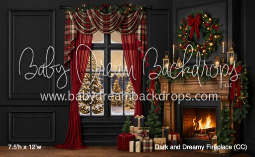 Dark and Dreamy Fireplace (CC)