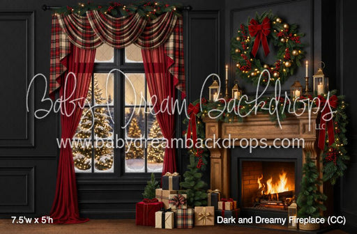 Dark and Dreamy Fireplace (CC)