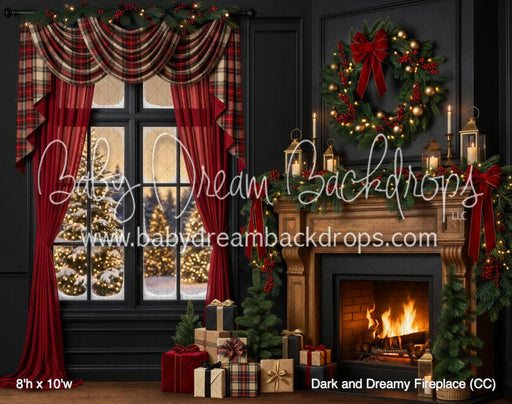 Dark and Dreamy Fireplace (CC)