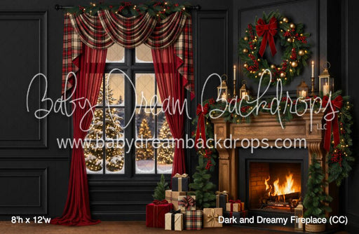 Dark and Dreamy Fireplace (CC)