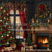 Dark and Dreamy Fireplace and Tree (CC)