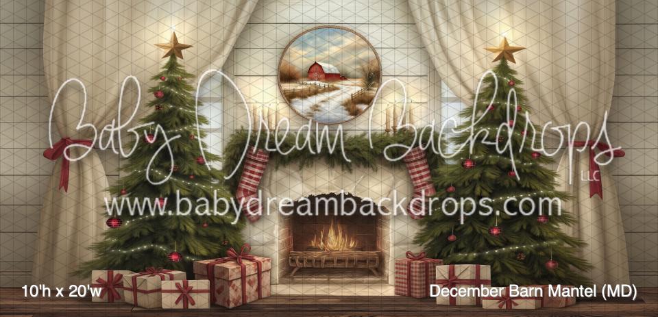 December Barn Mantel (MD)