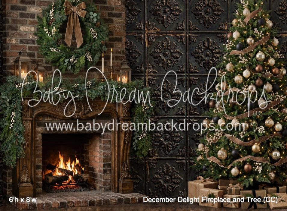 December Delight Fireplace and Tree (CC)