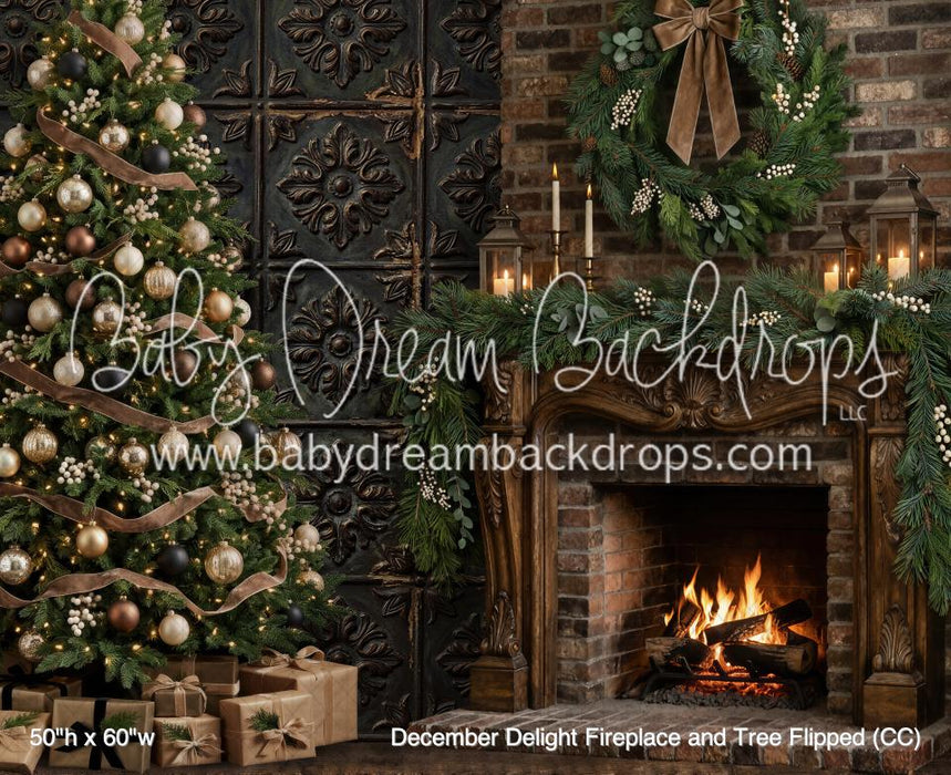 December Delight Fireplace and Tree Flipped (CC)