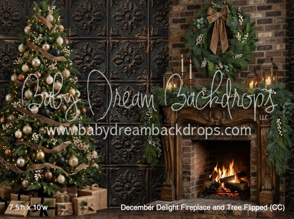 December Delight Fireplace and Tree Flipped (CC)