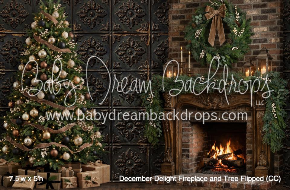 December Delight Fireplace and Tree Flipped (CC)