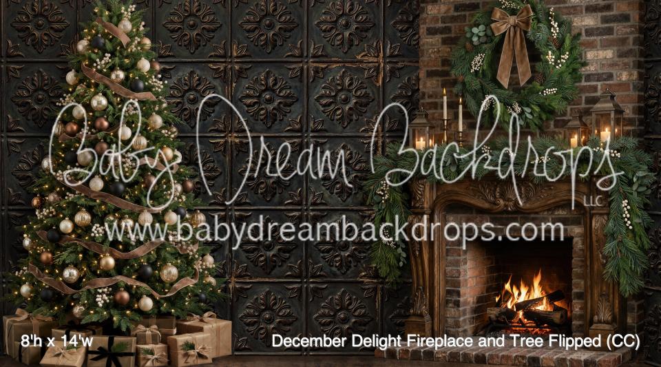 December Delight Fireplace and Tree Flipped (CC)