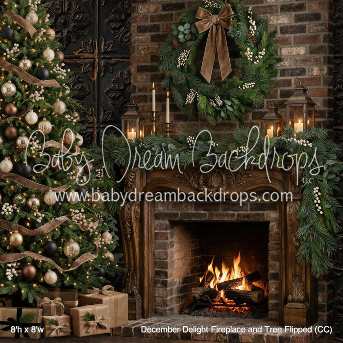 December Delight Fireplace and Tree Flipped (CC)