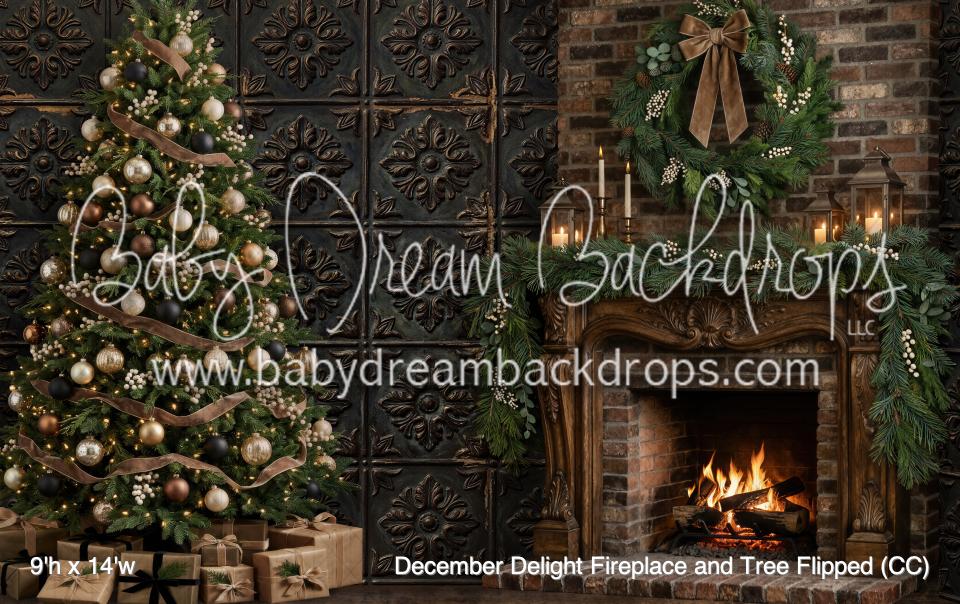 December Delight Fireplace and Tree Flipped (CC)