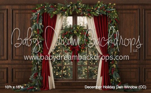 December Holiday Den Window (CC)