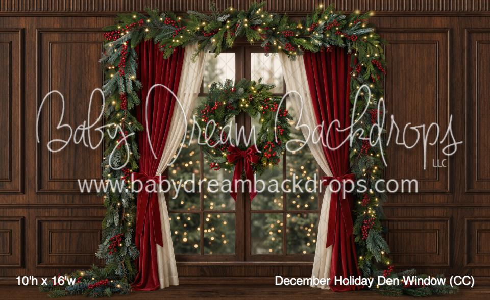 December Holiday Den Window (CC)