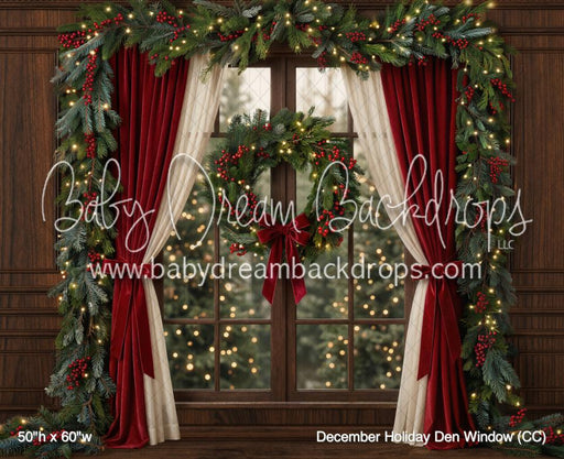 December Holiday Den Window (CC)