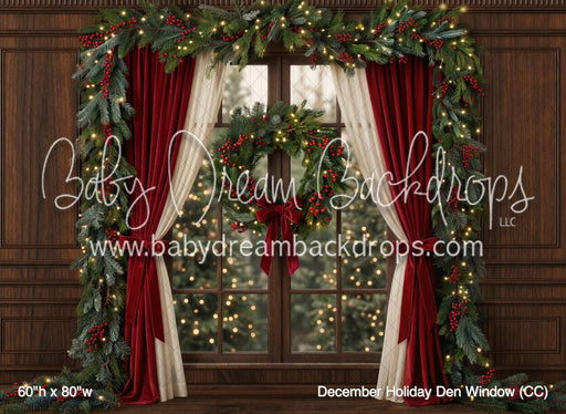 December Holiday Den Window (CC)
