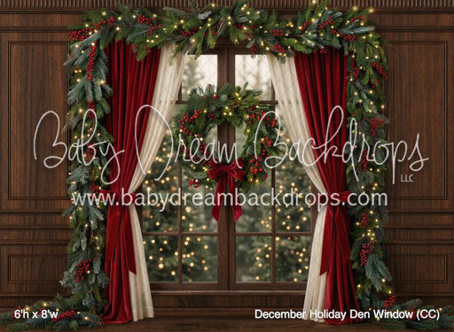 December Holiday Den Window (CC)