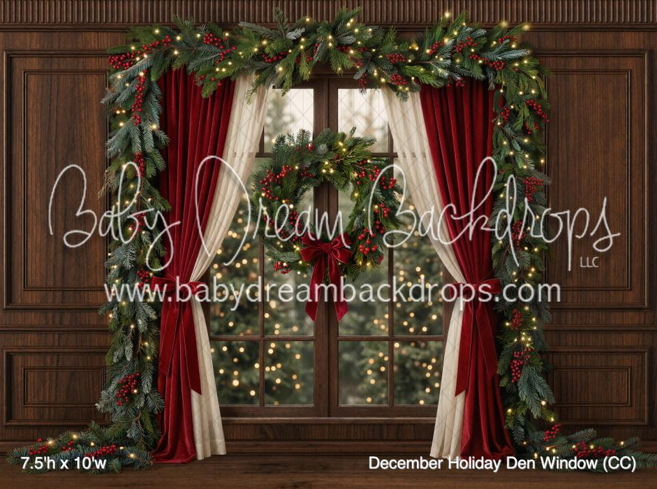December Holiday Den Window (CC)
