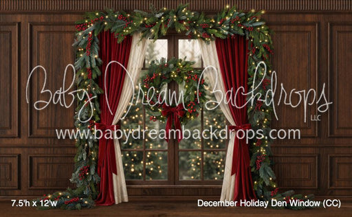 December Holiday Den Window (CC)