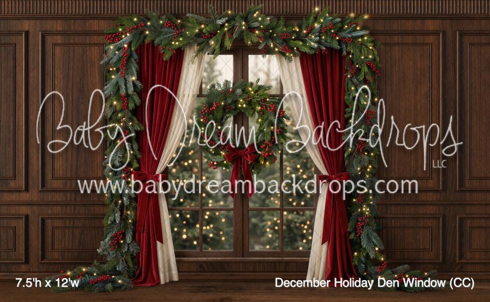 December Holiday Den Window (CC)