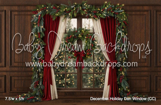 December Holiday Den Window (CC)