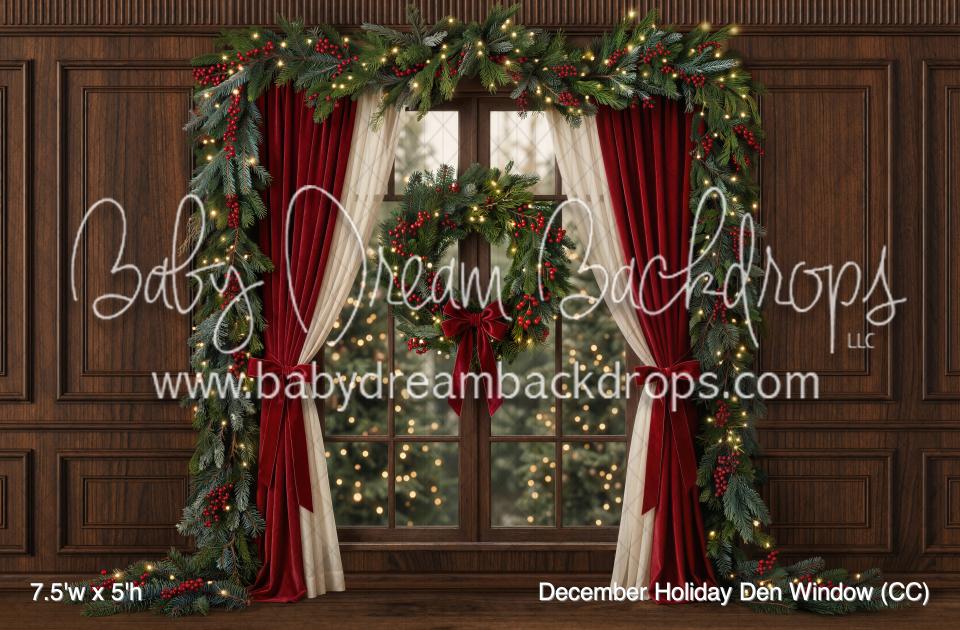 December Holiday Den Window (CC)